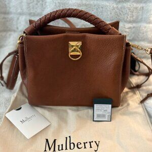 Mulberry Small Iris Legacy Shoulder Bag In Oak